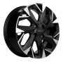 Легковой диск Khomen Wheels KHW1508 6x15 4x100 ET40 60,1 Black-FP