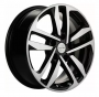 Легковой диск Khomen Wheels KHW1612 6,5x16 5x114,3 ET45 60,1 Black-FP