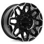 Легковой диск Skill Wheels SV317 9x20 8x165,1 ET29 117 чёрный + полированные спицы