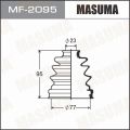 Masuma MF2095 передний Mazda; Mitsubishi; Nissan